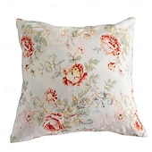 cheap Textured Throw Pillows-Cotton Decorative Toss Pillows Cover 1PC Soft Square Cushion Case Pillowcase for Bedroom Livingroom Sofa Couch Chair IKEA SERIES