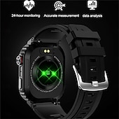 abordables Relojes inteligentes-Tk25 deporte al aire libre reloj inteligente hombres ip68 impermeable ecgppg monitoreo de salud bluetooth llamada reloj inteligente para android ios