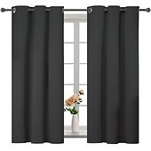 baratos Cortinas de Janela-Cor sólida cortina blackout completa cortina de linho de algodão blackout varanda quarto pára-sol simples sala estar quarto cortina