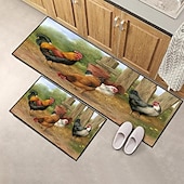 levne Běžecké koberce-farma kuře kobereček kuchyňská podložka protiskluzová olejivzdorná podložka do obývacího pokoje koberec vnitřní venkovní podložka ložnice výzdoba koupelna podložka vchod kobereček podložka pod dveře