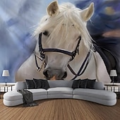 levne zvířecí tapisérie-zvíře kůň pláž závěsný gobelín nástěnné umění velký gobelín nástěnná malba výzdoba fotografie pozadí přikrývka opona domácí ložnice dekorace obývacího pokoje