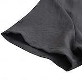 cheap Casual Henley Tee-Men&#039;s Henley Shirt Tee Top Plain V Neck Street Vacation Short Sleeves Clothing Apparel Fashion Designer Basic