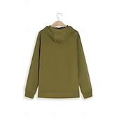 cheap Basic Hoodies-Men&#039;s Hoodie Quarter Zip Hoodie Tactical Black Army Green Blue Brown Hooded Color Block Zipper Sports &amp; Outdoor Daily Holiday Corduroy Streetwear Cool Casual Spring &amp;  Fall Clothing Apparel Hoodies