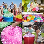 cheap Water Toys-Water Balloons Instant Balloons Easy Quick Fill Balloons Splash Fun for Kids Girls Boys Balloons Set Party Games Quick Fill 814 Balloons for Outdoor Summer Funs