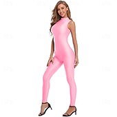 olcso Matt-Zentai öltöny Szerepjáték Jelmezek Bőrruházat Nindzsa Farsangi jelmez Overall Királyok napja Női Akrobatatrikó Szexi jelmez Tömör szín Spandex Lycra Ruha mert Mindszentek napja Farsang Álarcos