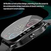 abordables Pulseras inteligentes-696 H35 Reloj inteligente 2.02 pulgada Pulsera inteligente Bluetooth Podómetro Recordatorio de Llamadas Seguimiento del Sueño Compatible con Android iOS Hombre Llamadas con Manos Libres Recordatorio