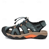 abordables sandales d'extérieur-sandales de randonnée en plein air respirantes pour hommes avec bretelles réglables et semelle antidérapante – durables et confortables pour les aventures