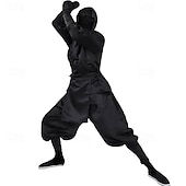 levne Pánské kostýmy-Ninja Cosplay kostým Dospělé Pánské cosplay Výkon Párty Karneval Plesová maškaráda Jednoduchý karnevalový kostým