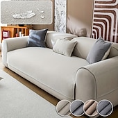 abordables Housse de canapé-Housse de coussin de siège de canapé antidérapante en chenille hydrofuge - tissu durable et luxueux - protège contre les déversements et les taches - support antidérapant pour un ajustement sûr - améliore et revitalise votre canapé