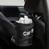 economico deposito bagagli e viaggi-pattumiera portatile per auto: organizer pieghevole per seggiolino auto, contenitore per la pasta, secchio a spirale, contenitore per rifiuti compatto e conveniente per veicoli