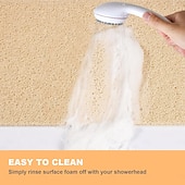 Недорогие Коврик для ванной против скольжения-Коврик для душа для внутреннего душа, коврик для ванной из люфы, нескользящий противоплесневой антибактериальный мягкий коврик для ванной из ПВХ для ванной комнаты с мокрым душем