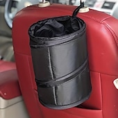 economico deposito bagagli e viaggi-pattumiera portatile per auto: organizer pieghevole per seggiolino auto, contenitore per la pasta, secchio a spirale, contenitore per rifiuti compatto e conveniente per veicoli