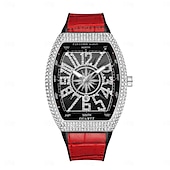 preiswerte Quarz-Uhren-Herren Quarz Uhr Kreative Outdoor Modische Armbanduhr Kalender wasserdichte Dekoration Lederuhr