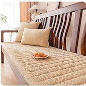abordables Funda de sofá-Fundas de pana para sofás reclinables: tela suave y duradera, fáciles de instalar y limpiar, perfectas para agregar textura y estilo a su sofá, ideales para la decoración del hogar.