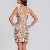 levne Cvičební oblečení-Standardní tance Šaty Čistá Barva Barevně dělené Flitry Dámské Výkon Trénink Bez rukávů Vysoký Terylen