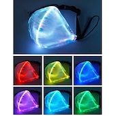  7 barevných světel obličejová maska LED svítící karnevalová dobíjecí záře světelná prachová maska pro party dance rave