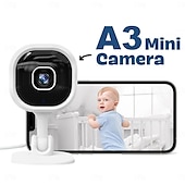 cheap Indoor IP Network Cameras-A3 IP Camera 1080P Mini Wireless Motion Detection Remote Access IR-cut Indoor Support 64 GB