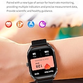 abordables Pulseras inteligentes-696 H35 Reloj inteligente 2.02 pulgada Pulsera inteligente Bluetooth Podómetro Recordatorio de Llamadas Seguimiento del Sueño Compatible con Android iOS Hombre Llamadas con Manos Libres Recordatorio