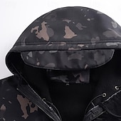 abordables Softshell, polares y chaquetas de montaña-Hombre Chaqueta Softshell Chaqueta para senderismo Al aire libre Bloque de color Resistente al Viento Resistente al Agua Chaqueta cortavientos Viaje Negro Camuflaje Verde