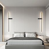 baratos Candeeiros de Parede de interior-luminárias de parede internas LED fonte de luz de 3 cores luminária de parede geométrica linear minimalista arandelas longas iluminação de parede luminárias de parede para sala de estar luminárias de