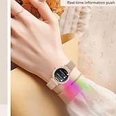 abordables Pulseras inteligentes-696 CF33 Reloj inteligente 1.27 pulgada Pulsera inteligente Bluetooth Podómetro Recordatorio de Llamadas Seguimiento del Sueño Compatible con Android iOS Mujer Llamadas con Manos Libres Recordatorio