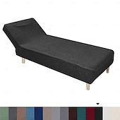 billiga Sofföverdrag-armless lounge schäslong underdrag, stretch schäslong överdrag för vardagsrum schäslong armless schäslong inomhus undercover för sovrum schäslong mjukt jacquardtyg maskintvättbar