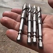 economico Strumenti manuali-set di punte elicoidali eccentriche ad alta resistenza - acciaio ad alta velocità per legno, plastica e metallo - strumento di filettatura versatile e durevole - dimensioni disponibili 6 mm, 8 mm, 10
