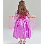 levne Dívčí kostýmy-Pohádka Sofie první Princeznovské Sofie Květinové šaty Téma Party Kostým Tylové šaty cosplay Filmové kostýmy for Dívčí Děti Karneval Večírek