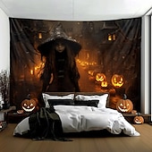 tanie Dekoracja Halloween-dekoracje halloween dziewczyna duch wiszący gobelin sztuka ścienna duży gobelin dekoracja ścienna tło zdjęcia koc zasłona dom sypialnia salon