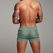 baratos shorts ativos masculinos-Homens calções atléticos Calções de treino Shorts de Corrida Shorts de Academia Bolsos Com Cordão com forro de malha Côr Sólida Respirável Secagem Rápida Curto Ginástica Roupa Diária Ginásio Esportes