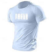 billiga Mäns grafiska t -shirt-Herr 3D Print Bokstav Grafiska tryck T-shirt Grafiska utslagsplatser 100 % bomull Kortärmad Grafisk Skjorta Svart Vit Vin Bekväm t-shirt Utomhus Gata Modedesignerkläder