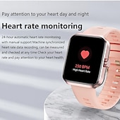 preiswerte Smartwatch-696 NX22 Smartwatch 1.78 Zoll Smartwatch Fitnessuhr Bluetooth Schrittzähler Anruferinnerung Schlaf-Tracker Kompatibel mit Android iOS Damen Herren GPS Freisprechanlage Nachrichterinnerung IP 67 46mm
