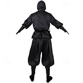 levne Pánské kostýmy-Ninja Cosplay kostým Dospělé Pánské cosplay Výkon Párty Karneval Plesová maškaráda Jednoduchý karnevalový kostým
