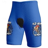 billige Shorts, tights og bukser for menn-Herre Sykkelshorts Sykkel Shorts Slank Fasong sport Grafisk Pustende Hurtigtørkende Høy Elastisitet Bekvem Gul Rosa Klær Sykkelklær