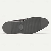 preiswerte Loafer aus hochwertigem Leder-Herren-Loafer aus Rindsleder mit Quastendetail und weißer Sohle für elegante und lässige Anlässe