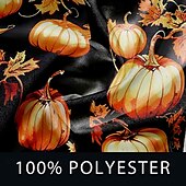 economico Magliette di Halloween-Halloween Zucca Informale Per uomo Camicia con bottoni Manica lunga Da sera Autunno Inverno Primavera estate Collo ripiegabile Colletto Abbottonare Stampa 3D Sottile Arancione Poliestere