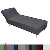 billiga Sofföverdrag-armless lounge schäslong underdrag, stretch schäslong överdrag för vardagsrum schäslong armless schäslong inomhus undercover för sovrum schäslong mjukt jacquardtyg maskintvättbar