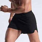 cheap Sweat Shorts-Men&#039;s Sweat Shorts Shorts Summer Shorts Pocket Drawstring Elastic Waist Plain Comfort Short Sports Outdoor Daily Going out Fashion Casual Black Red Micro-elastic