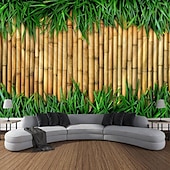 economico arazzo paesaggistico-bellissimo arazzo da muro in bambù sfondo decorazione arte della parete tovaglie copriletto coperta da picnic spiaggia arazzi colorato camera da letto corridoio dormitorio soggiorno appeso