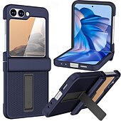 economico Cover Samsung-telefono Custodia Per Samsung Galaxy Capovolgi Z 6 Per retro Con supporto Resistente agli urti Retrò TPU ABS