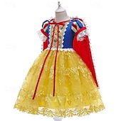 levne Dívčí kostýmy-Sněhově bílá Princeznovské Šaty Kostým Květinové šaty cosplay Filmové kostýmy for Dívčí Děti Karneval Výkon Párty