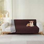 economico Copertura per divano-Coprimaterasso per divano per animali domestici 100% impermeabile, antiscivolo, anti-sporco, anti-perdita, tinta unita