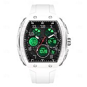 cheap Digital Watches-SANDA Men Digital Watch Outdoor Sports Fashion Wristwatch Luminous Stopwatch Alarm Clock Countdown Silicone Gel Watch