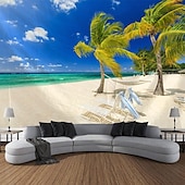 ieftine Tapițerie Plaja Oceanului-natură plajă ocean agățat tapiserie artă de perete tapiserie mare decor mural fotografie fundal pătură perdea acasă dormitor living decor