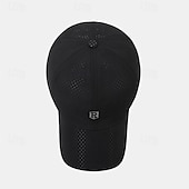preiswerte Baseballkappe für Herren-Herren Cap Basecap Sonnenhut Kappe Schwarz Weiß Polyester Modisch Brautkleider schlicht Strasse Täglich Glatt Einstellbar Sonnenschutz Atmungsaktiv