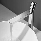 cheap Bathtub Faucets-Bathroom Sink Faucet - Classic Electroplated Mount Outside Single Handle One HoleBath Taps