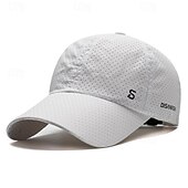 levne Pánská baseballová čepice-Pánské Kšiltovka Sluneční klobouk Trucker Hat Černá Bílá Čínský nylon Módní Na běžné nošení ulice Denní Písmeno Nastavitelná Proti sluci Prodyšné