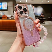 Недорогие Чехлы для Samsung-телефон Кейс для Назначение SSamsung Galaxy айфон 16 iPhone 15 14 Pro Max Plus iPhone 13 12 11 Pro Max Кейс на заднюю панель Магнитный адсорбционный футляр
