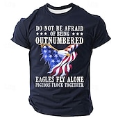  4 luglio 2026 250° Giorno della Memoria Maglietta Uomo Patriottica Vintage Retro Patriot Stampa 3D Bandiera USA Veterano Collo Rotondo Maniche Corte Casual