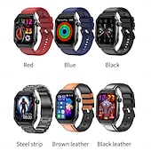 Χαμηλού Κόστους Smartwatch-et280 έξυπνο ρολόι 2.04 amoled μεγάλη οθόνη bluetooth κλήση ΗΚΓ ανίχνευση καρδιακού παλμού παρακολούθηση υγείας sos αθλητικό smartwatch